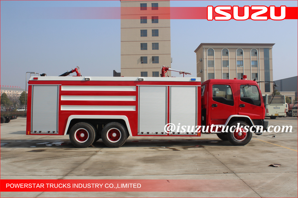 6*4 12000L Fire Truck Isuzu water foam Fire Vehicle supplier