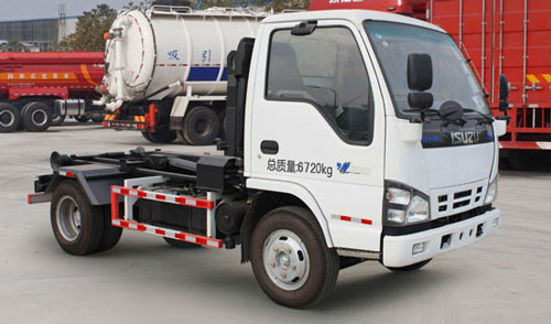 Isuzu Detachable container garbage truck hook lift truck