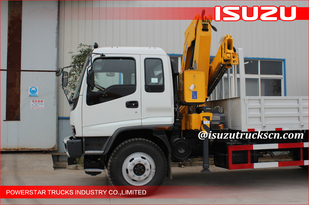 6.3ton Isuzu Telescopic Boom Truck Mounted Crane