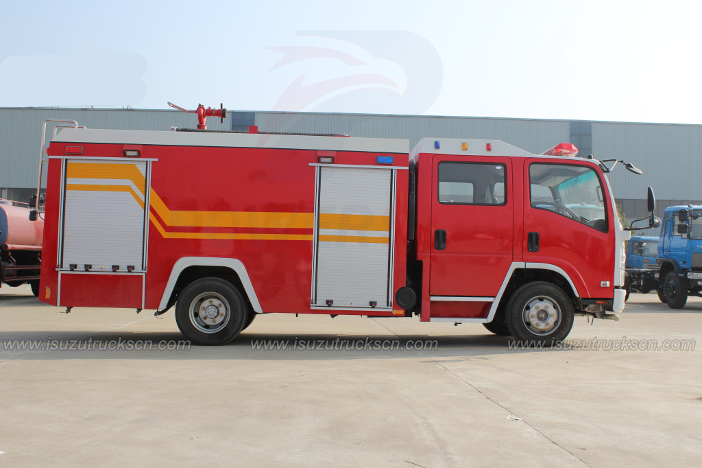 NPR ELF Water Fire Engine Truck to Mongolia