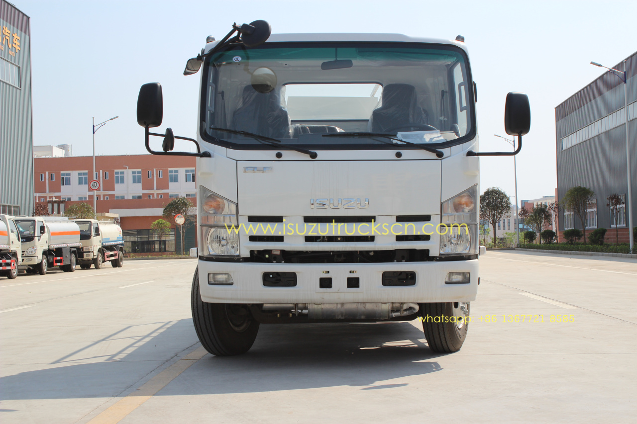 Isuzu 5000L NPR ELF diesel xe tải tiếp nhiên liệu xe tải thùng dầu cho dubai Châu Phi