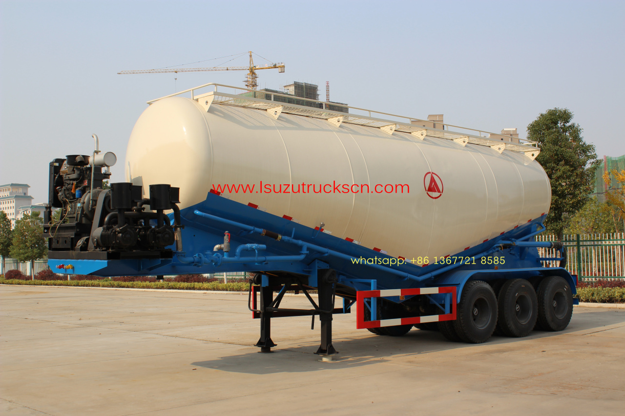 Bulk Cement Trailer (35m3) technical drawing