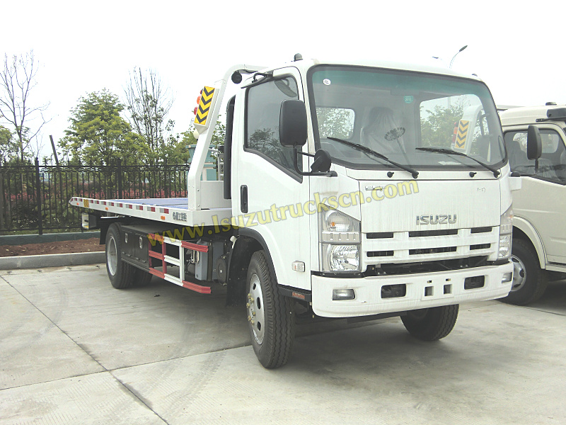 Khách hàng Guinea Xích đạo đặt mua 4 chiếc xe tải phá hủy đường phẳng Isuzu 5 tấn