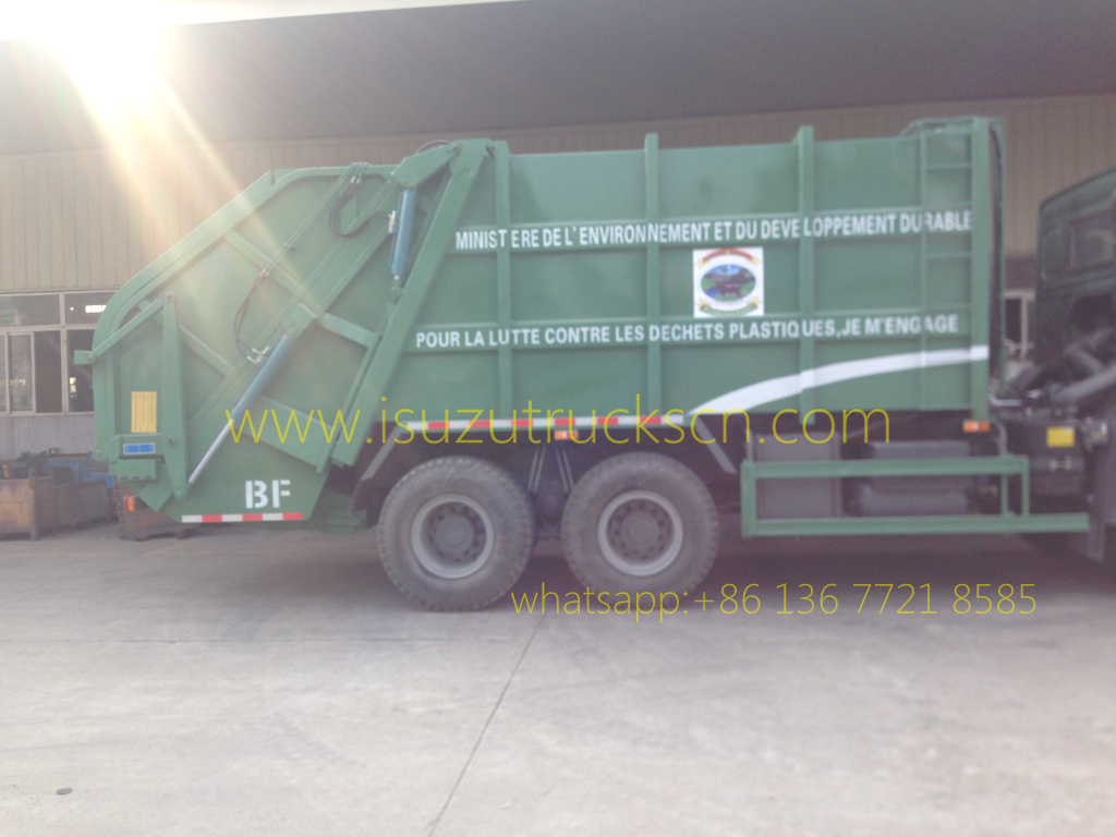 Refuse collector Garbage Compactor SINOTRUK (20 CBM) specification and pictures