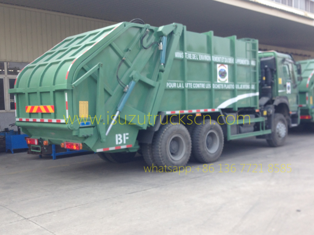 Refuse collector Garbage Compactor SINOTRUK (20 CBM) specification and pictures