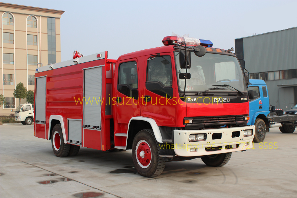 Water Foam Fire truck Isuzu Fire vehicle Manufacturer supplier