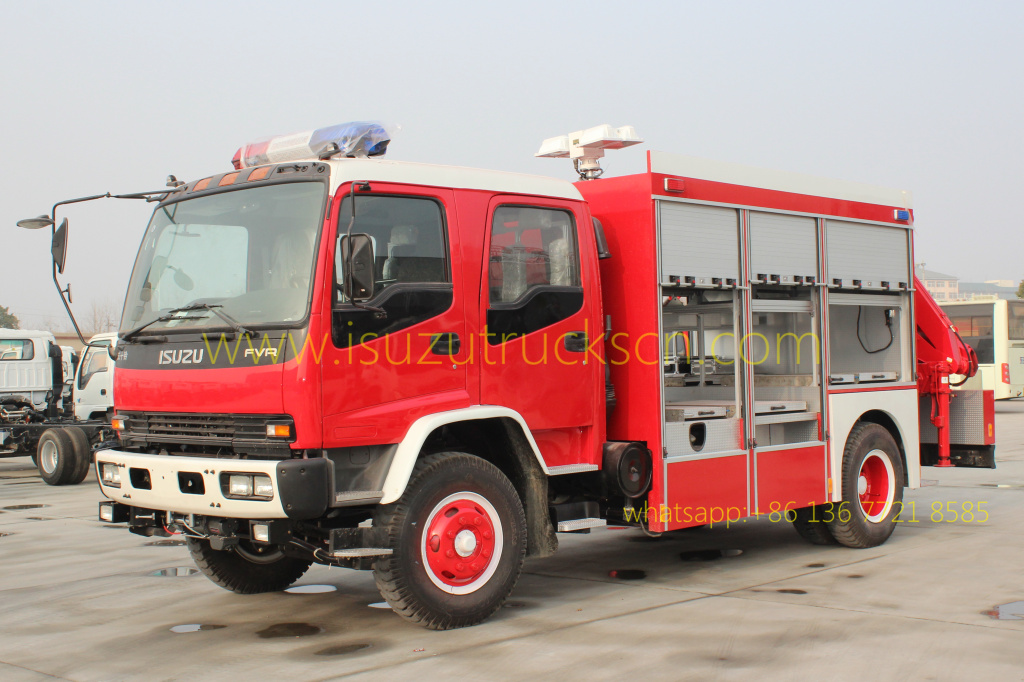 pictures for Emergency Rescue Fire Trucks Rescue Tender Truck ISUZU