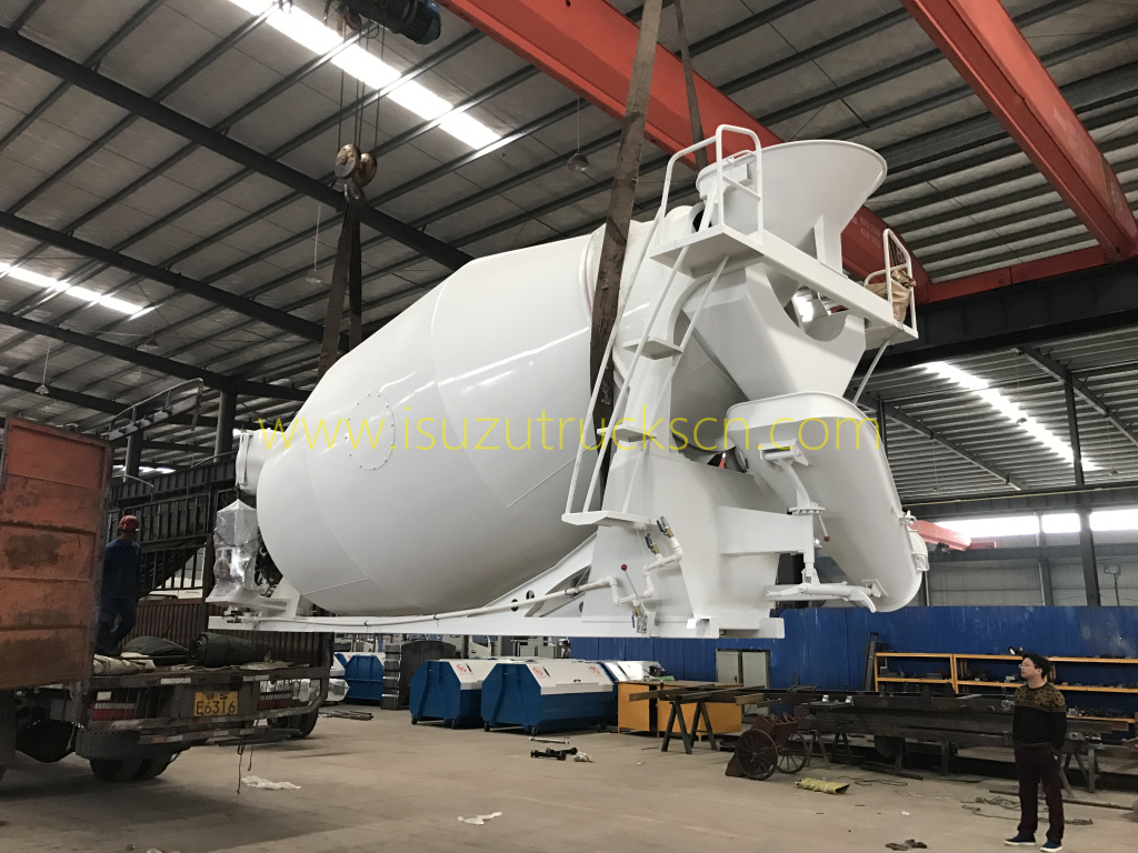 packing the Hydraulic transit mixer drum from factory