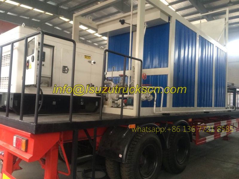 Bitumen barreled decanter Trailer type Barreled Asphalt Melter