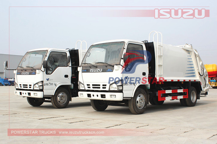 Xe ép rác 3 tấn Xe ép rác công nghiệp Isuzu