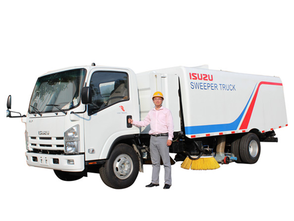 Nhật Bản KATO thiết kế Xe quét đường Isuzu của powerstar