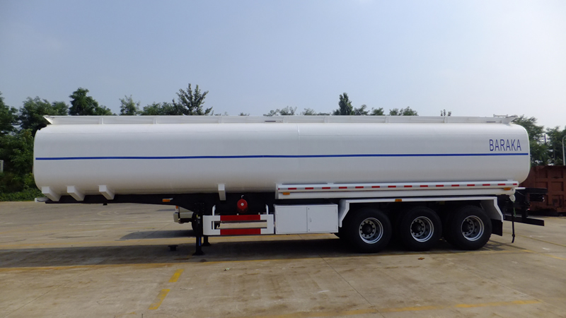 Factory high quality oil transport fuel tanker semi trailer 45000 liters fuel tank trailer