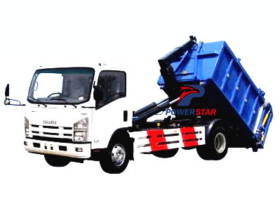 Xe chở rác móc Isuzu của powerstar