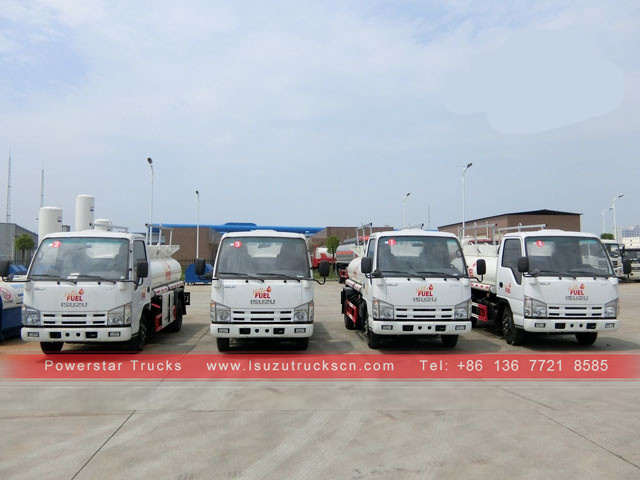 Somalia Isuzu Vận chuyển thùng dầu/Xe tải chở nhiên liệu Công suất bán