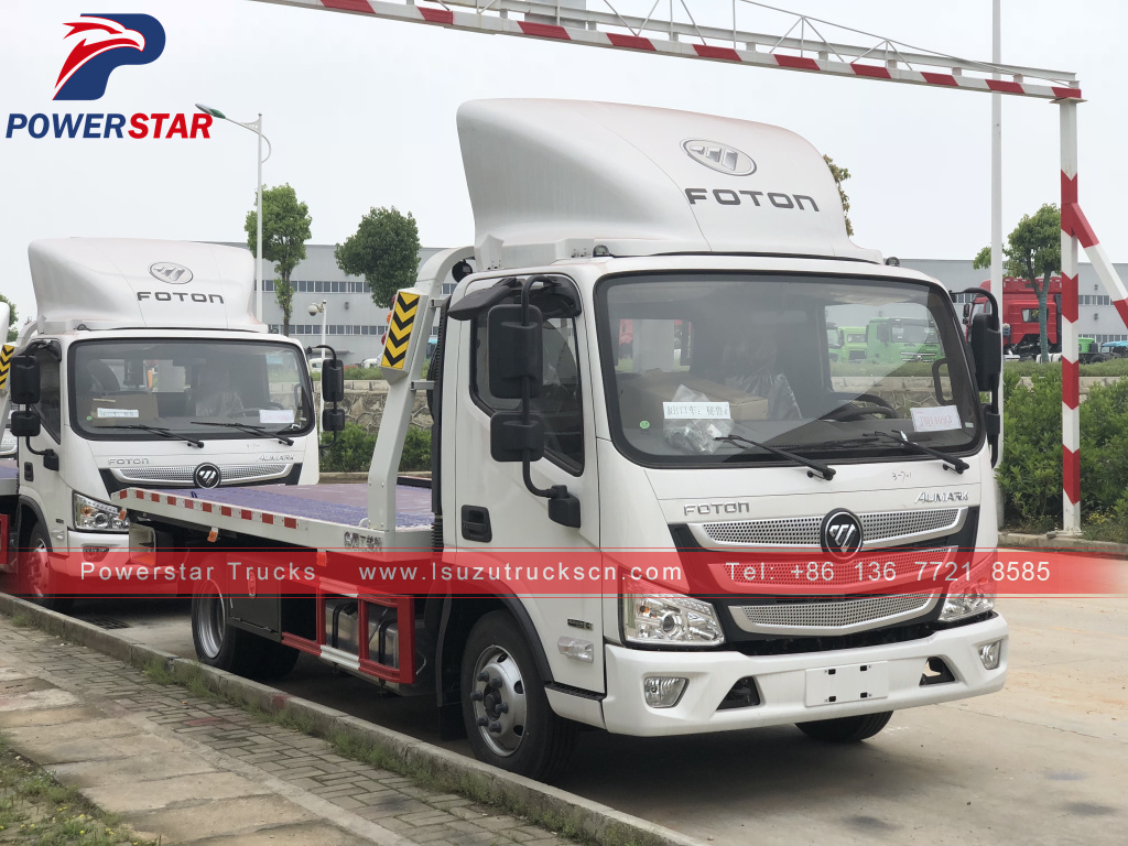 Cần bán xe kéo phá hủy giường phẳng FOTON AUMARK 5 tấn của Peru