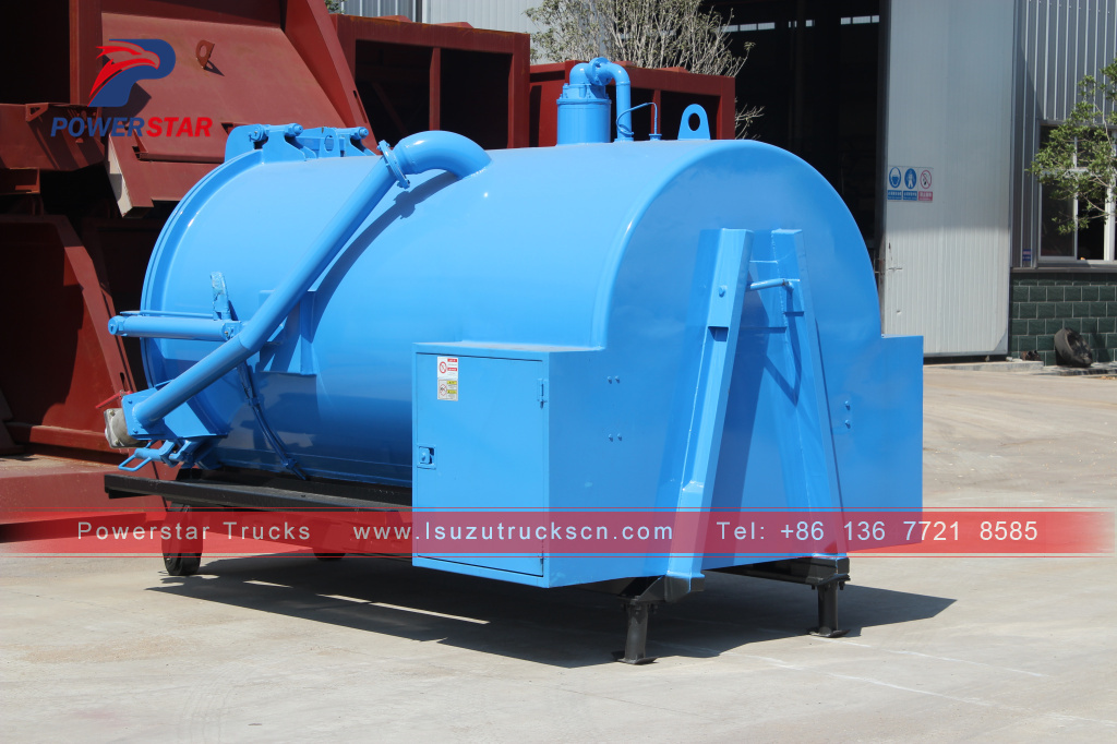 6,000L Vacuum pump tanker truck body kit / super structure