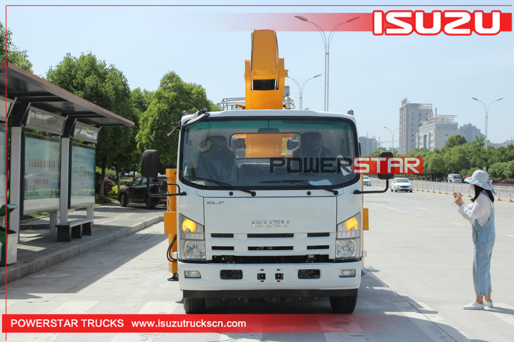 Brand new 24m 26m ISUZU Telescopic Bucket Truck Man Lifter Aerial Working Platform 220Kg