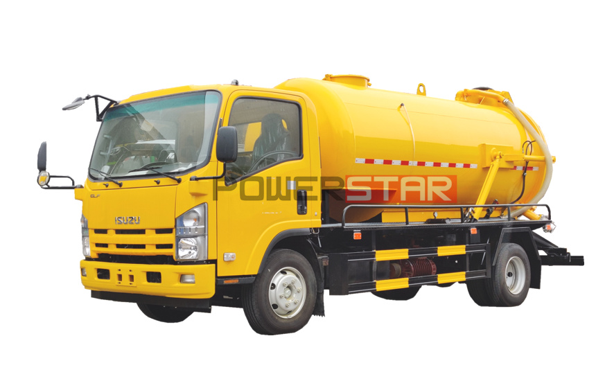 Xe hút nước thải ISUZU ELF NPR