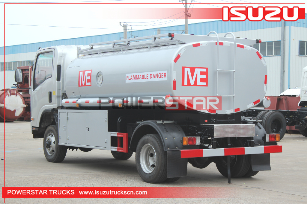 Customer made 4x4 Isuzu ELF NPR 700P 4WD 6,000L Fuel Oil Refueling Tanker Trucks