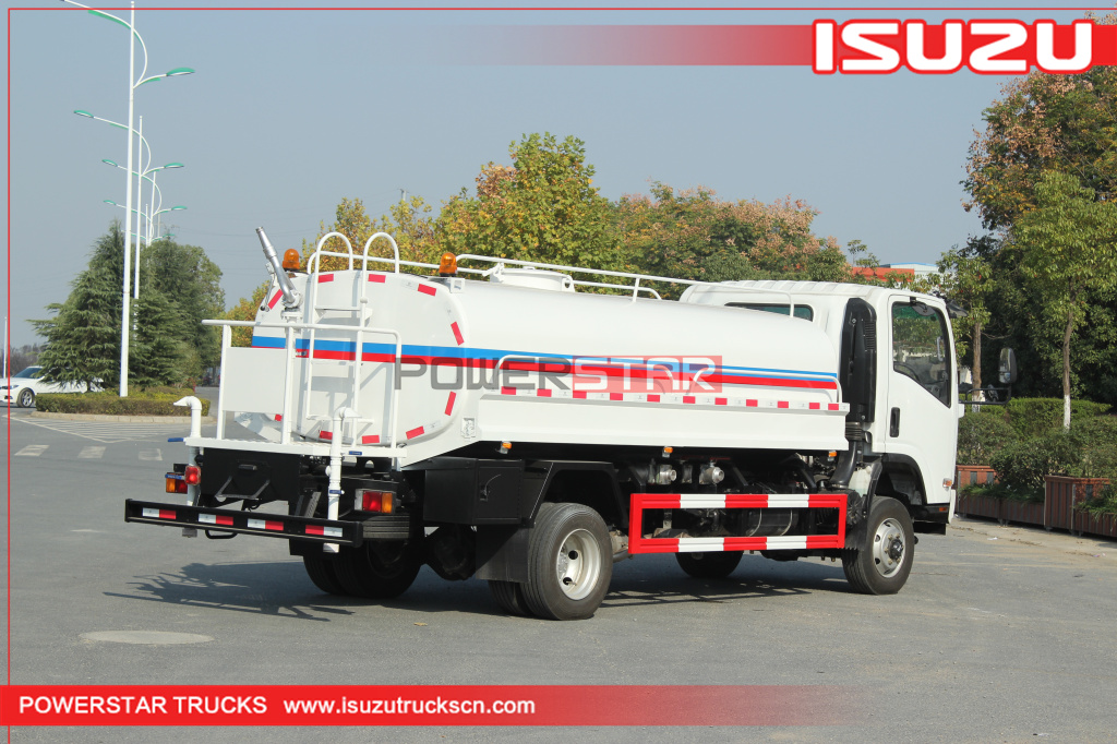 ISUZU ELF 4WD All wheel drive 8,000L Potable Water Sprinkler Trucks for sale