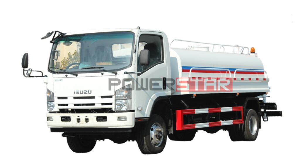 Xe tải nước uống ELF Isuzu 4WD 4X4 Xe tải phun nước uống được