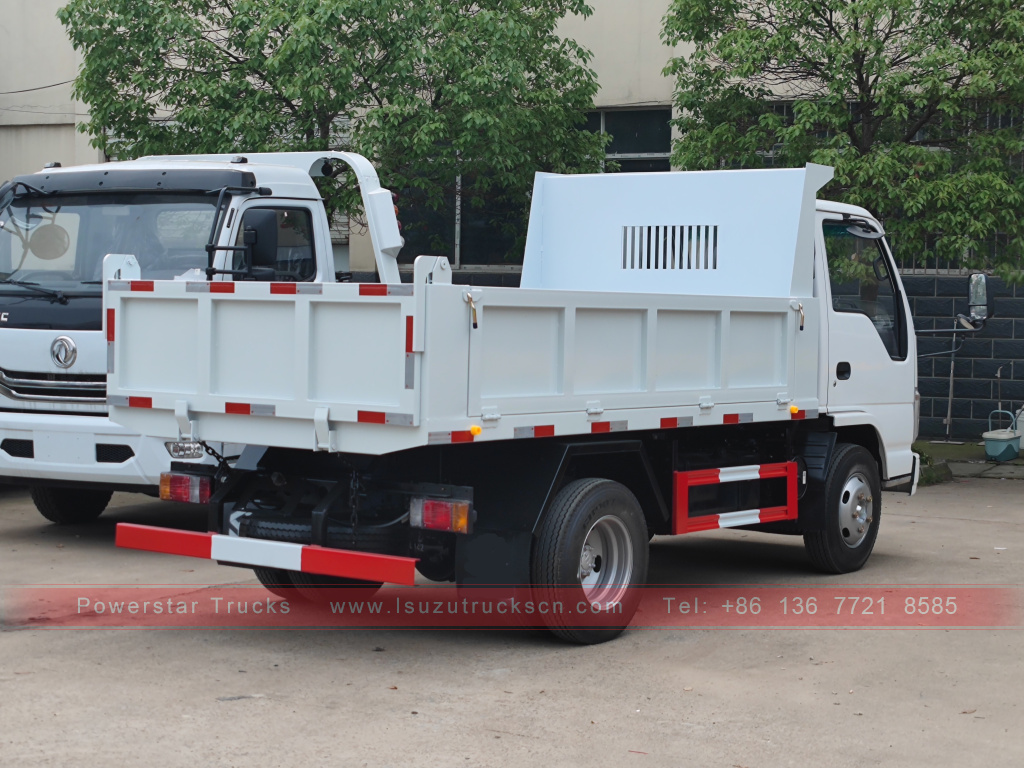 Philippines Xe ben 6 bánh ISUZU 4X2 2T 3T 5T ​​Xe tải chở hàng mini Tipper để bán