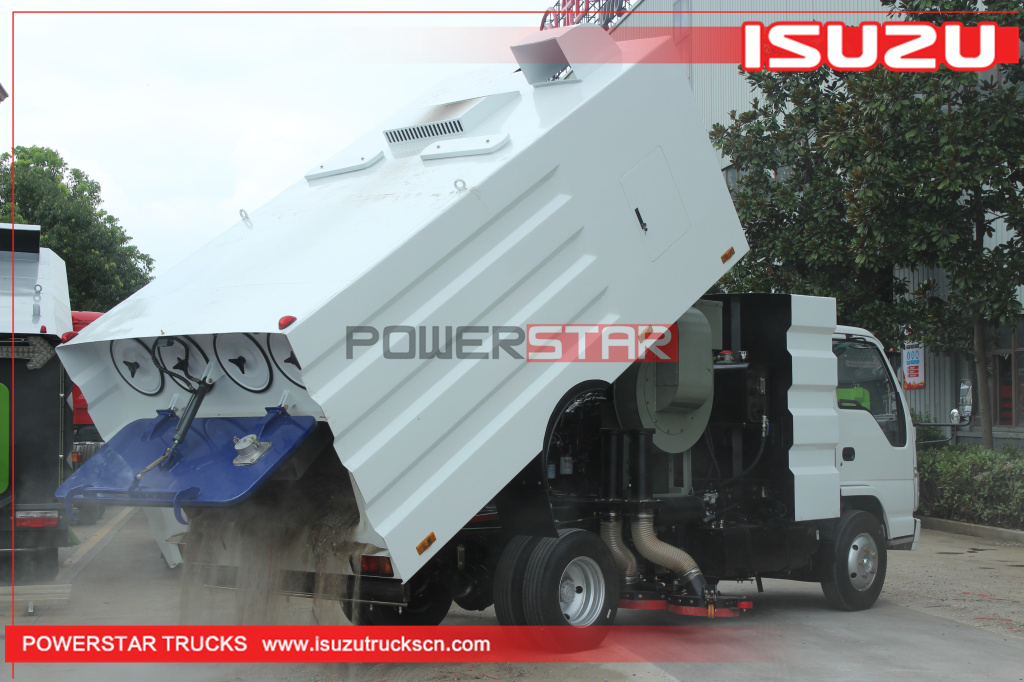 ISUZU Road Dust cleaning Vehicle Intelligent Road Cleaning Truck Street Vacuum Cleaner road sweeper