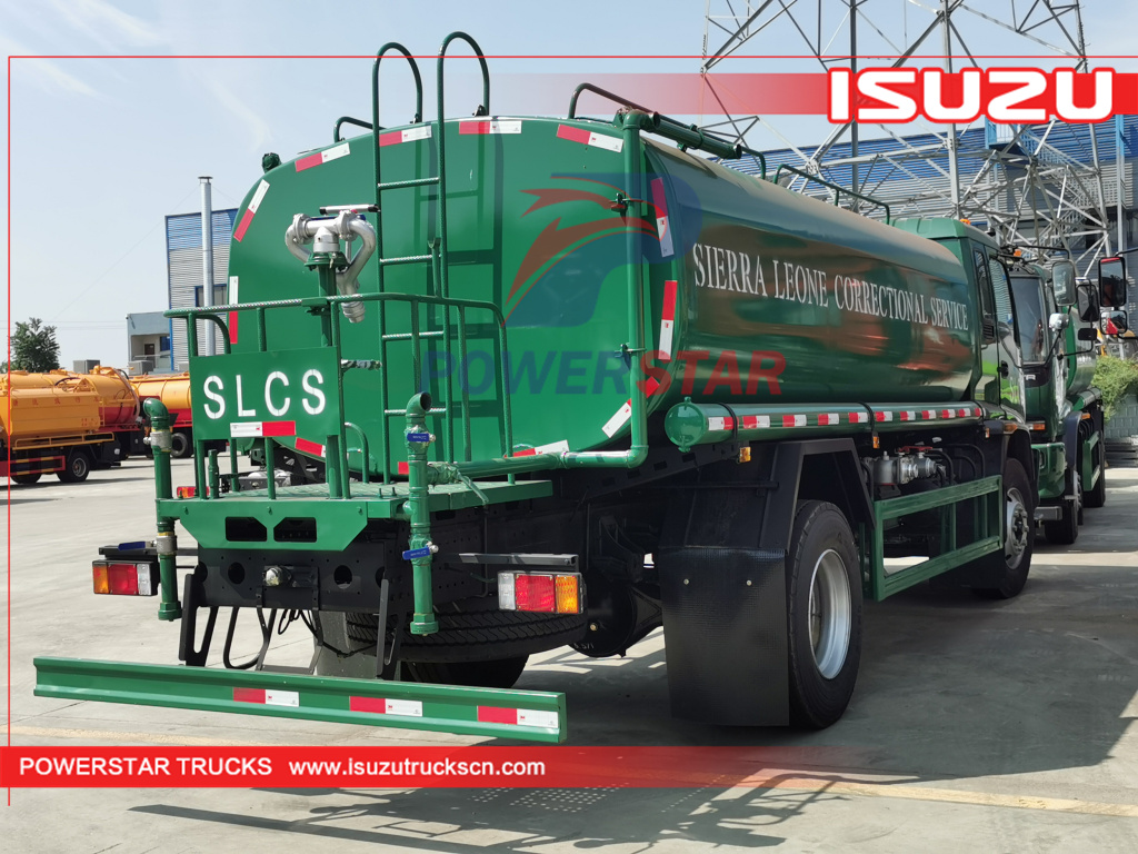 Original factory ISUZU FVR/FTR 14,000L Water Bowser Delivery Tanker Trucks