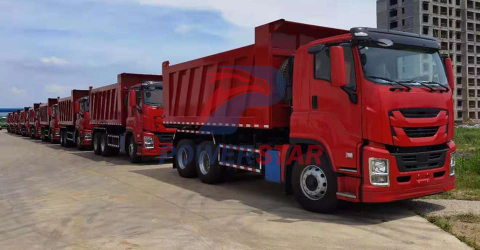 XE TIPPER KHAI THÁC HOÀN TOÀN MỚI 10 BÁNH ISUZU GIGA 6X4 XE TẢI DUMP