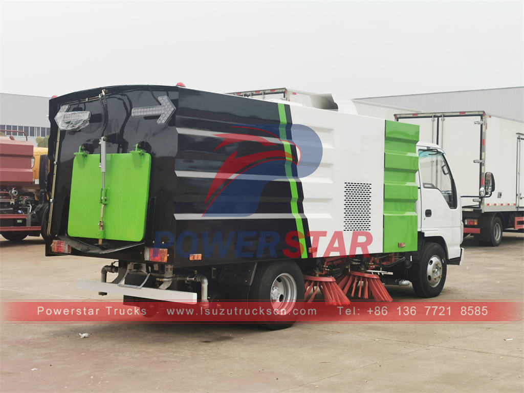 ISUZU small street sweeper truck at best price