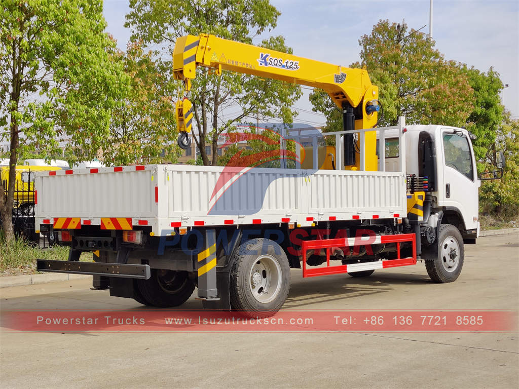 Best quality ISUZU off-road crane truck for Laos