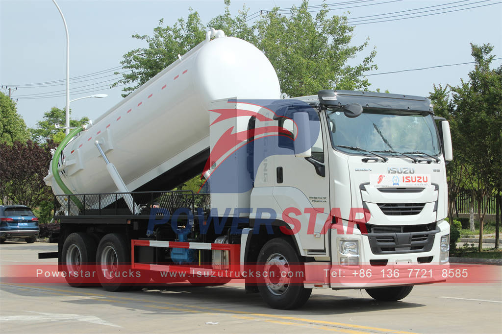 ISUZU GIGA sewer sucker truck at best price