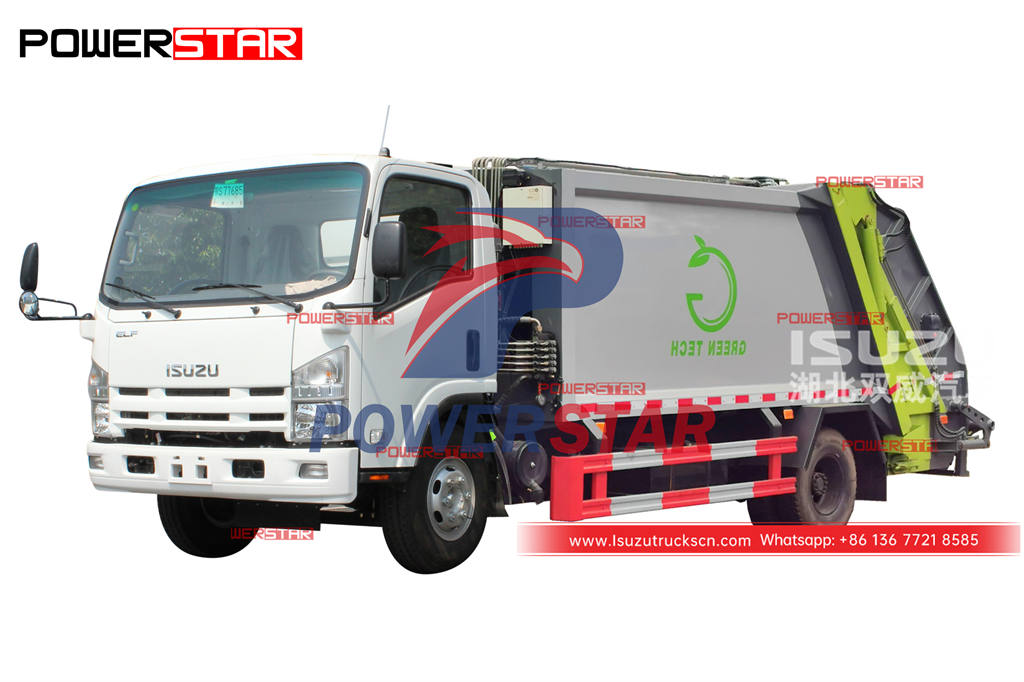 ISUZU NPR 700P 8CBM waste compressor truck for sale