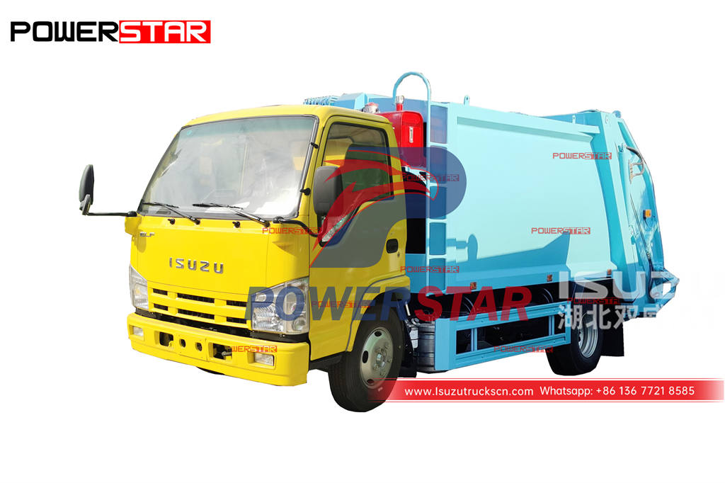 ISUZU 4Ã—2 100P 5CBM waste compression truck at special offer