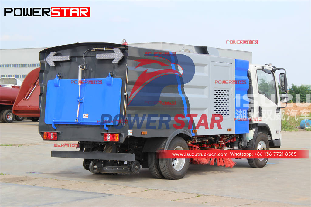 ISUZU 100P 4Ã—2 street and highway sweeping trucks for sale