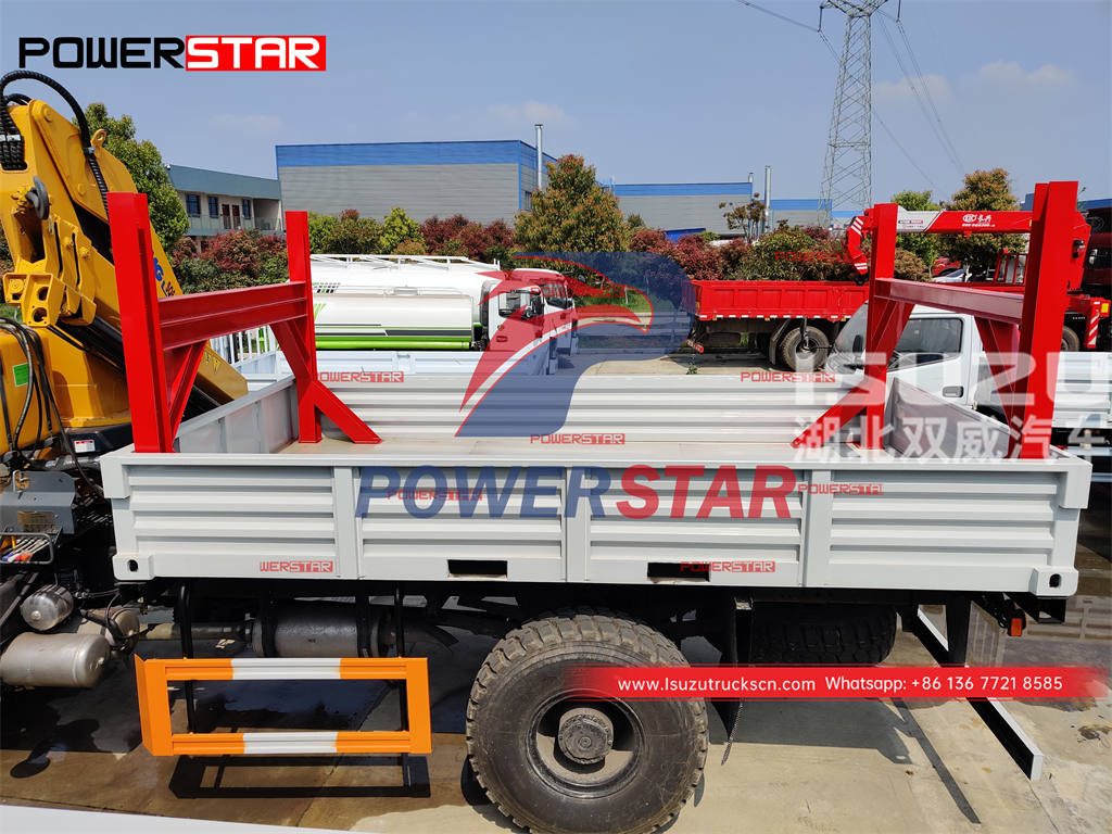 Customized ISUZU FVR truck with crane XCMG for sale