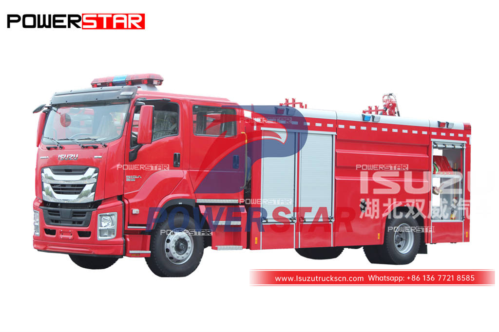 Customized ISUZU GIGA 4Ã—2 fire fighting trucks for sale