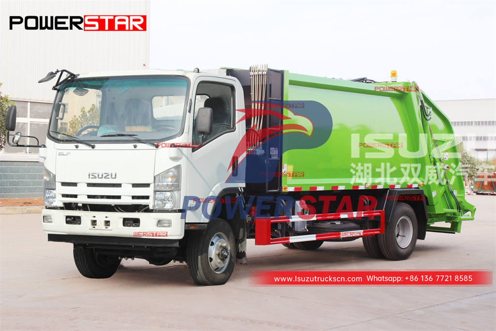 Hot-selling ISUZU 4Ã—4 190HP trash compressor truck at best price