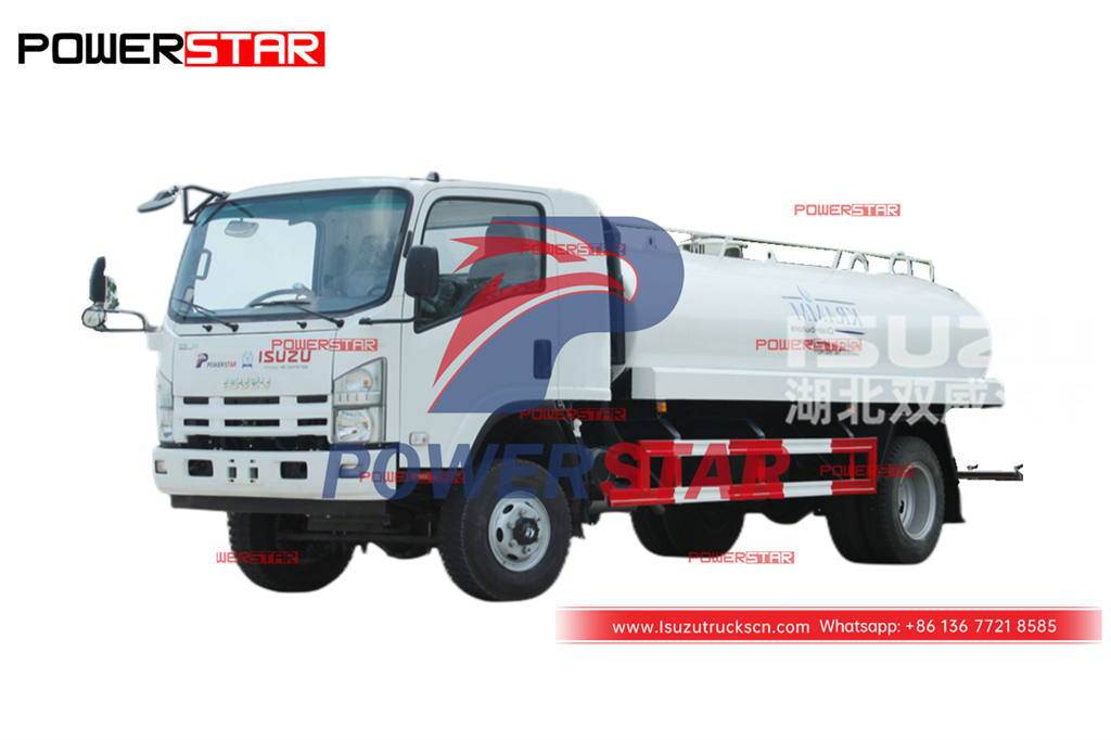 ISUZU 4Ã—4 190HP 10000 liters stainless steel water spray truck on sale