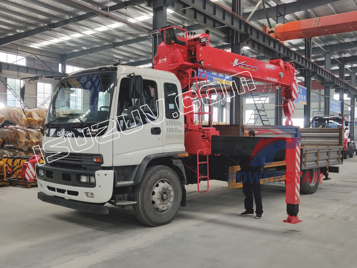 cách bảo dưỡng xe cẩu địa hình ISUZU FTR FVR