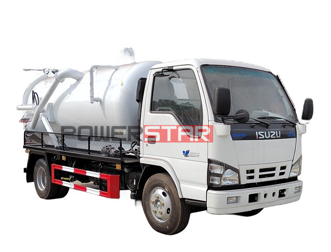 Xe hút nước thải Isuzu 100P