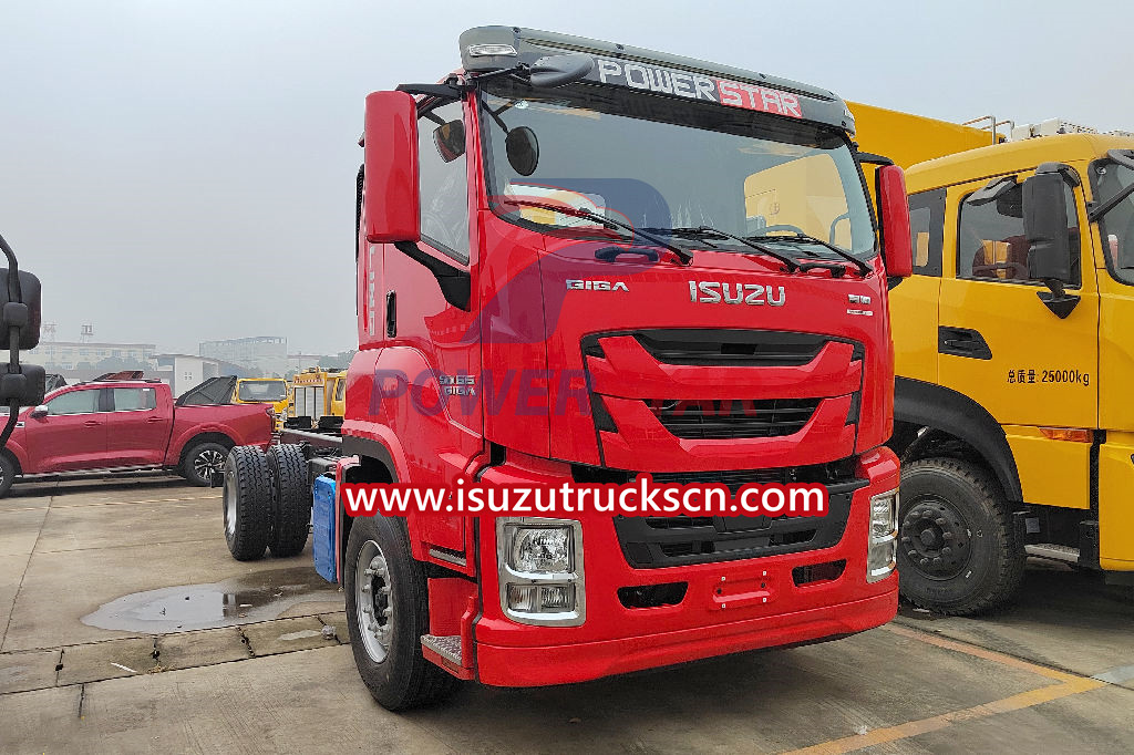 Khung xe chữa cháy ISUZU GIGA 4x2 model 420HP