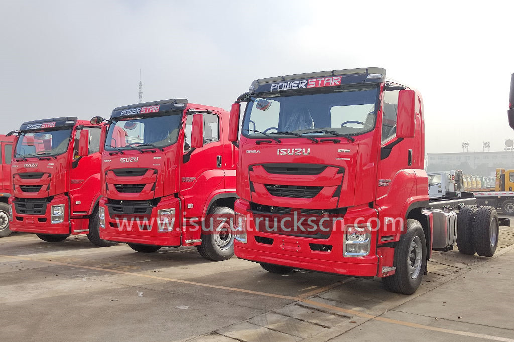 Khung xe chữa cháy ISUZU GIGA 4x2 model 420HP