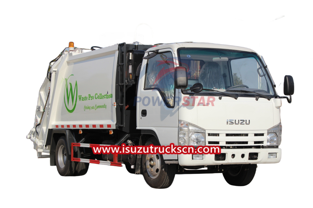 Ghana Compression Garbage Truck Isuzu 4 CBM