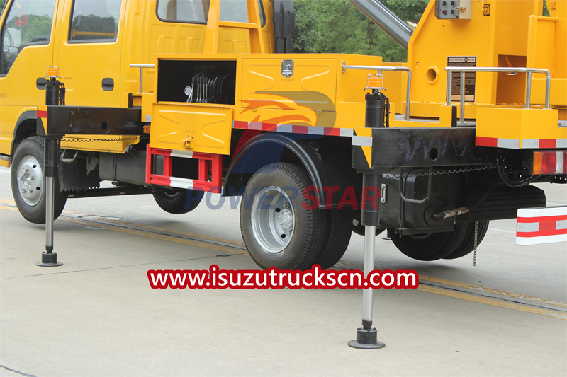 Isuzu truck mounted boom lift