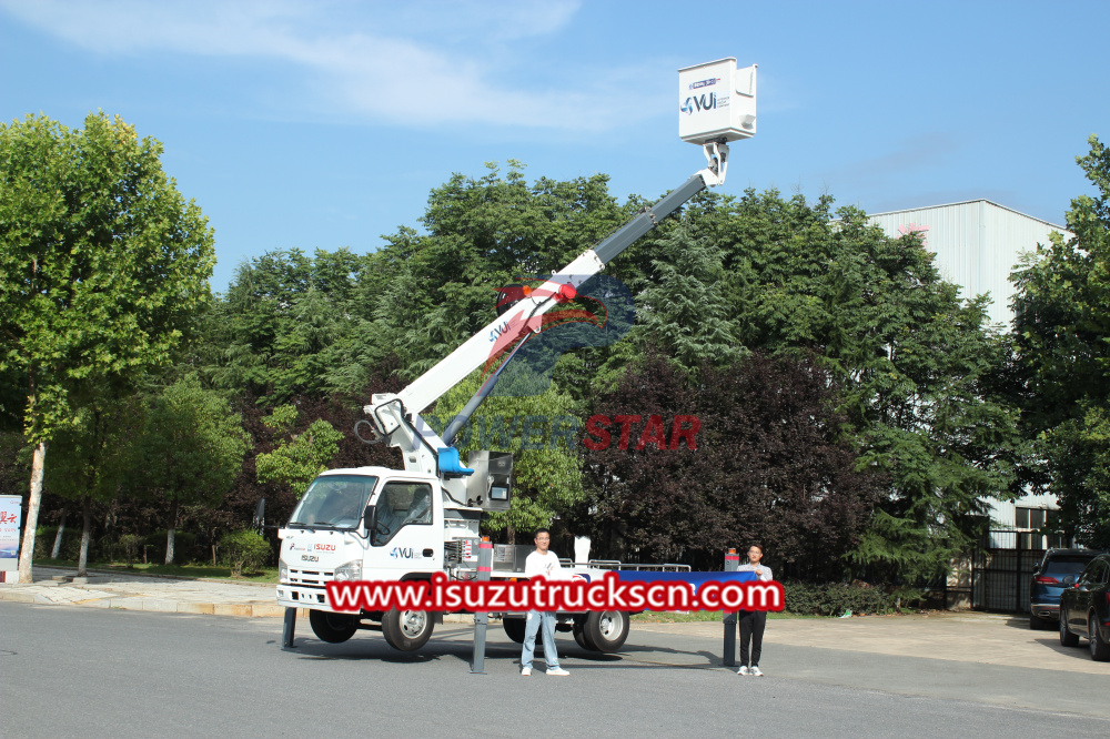 New & used Isuzu chassis Telescopic Boom Bucket Truck