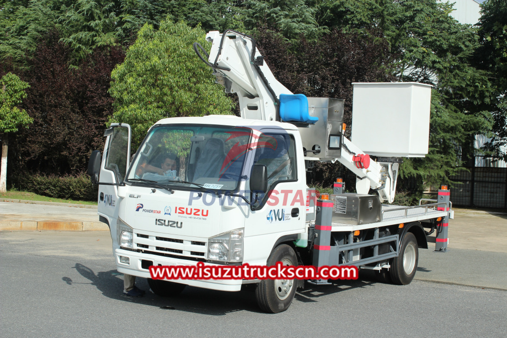 New & used Isuzu chassis Telescopic Boom Bucket Truck