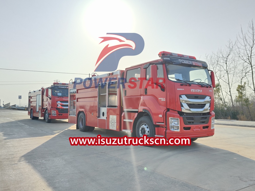 xe cứu hỏa isuzu giga