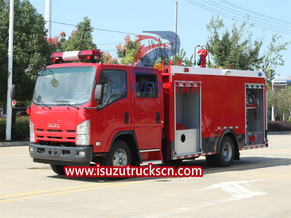 xe cứu hỏa isuzu