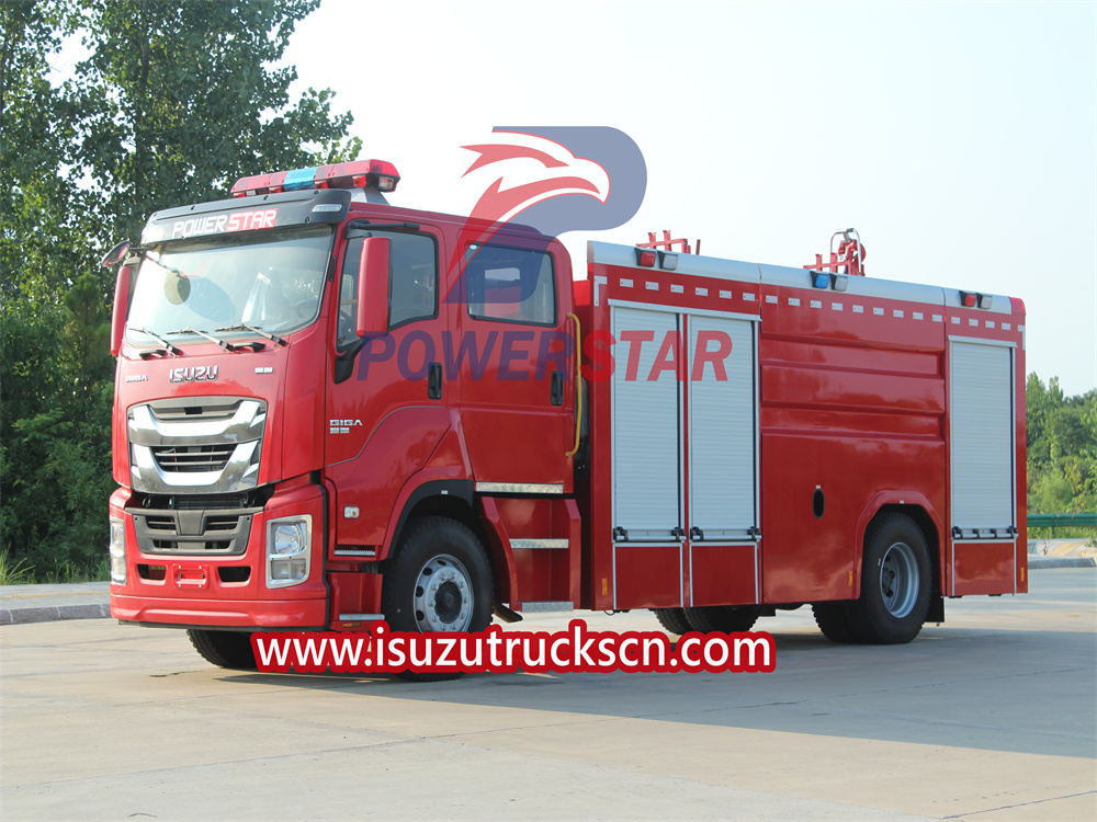 xe cứu hỏa isuzu